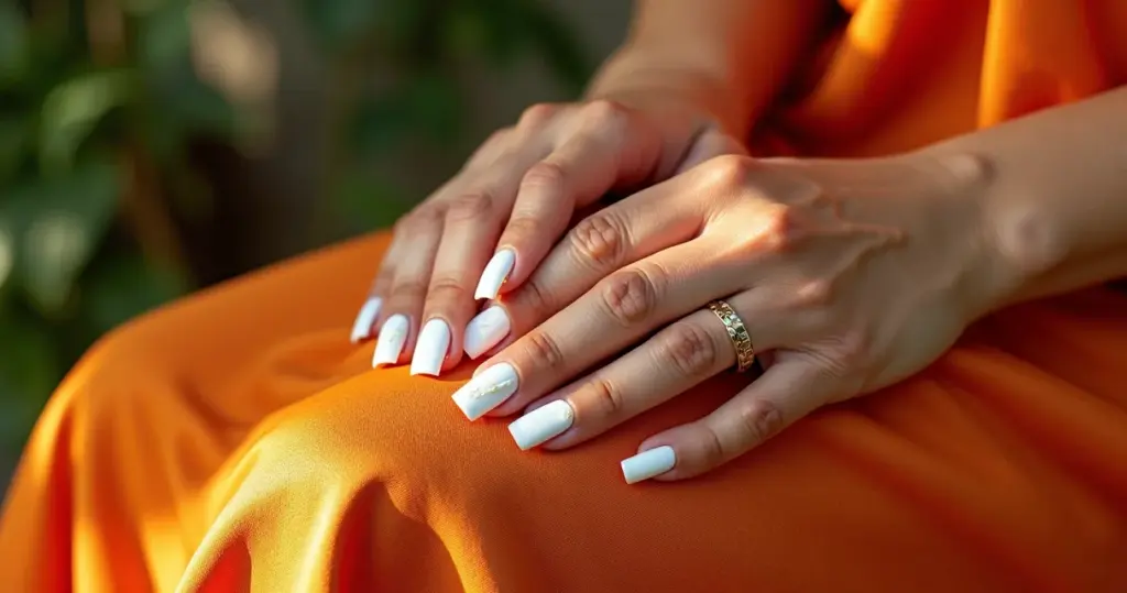 15 Ideias de Unhas Decoradas Branca que Transformam Qualquer Look