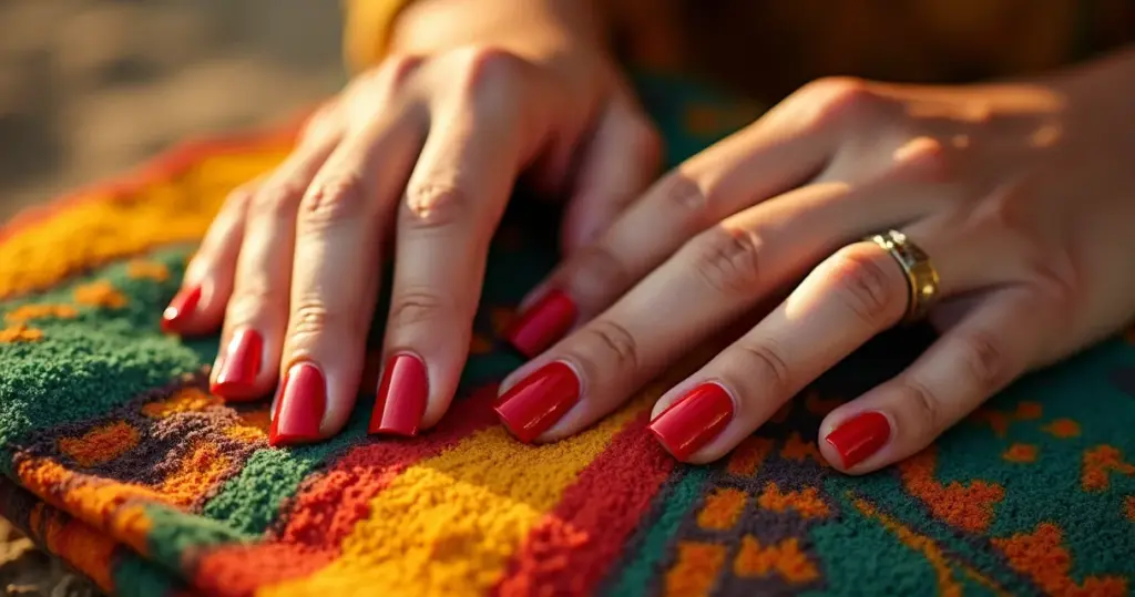 22 Ideias de Unhas Decoradas de Vermelho que Transformam Seu Look