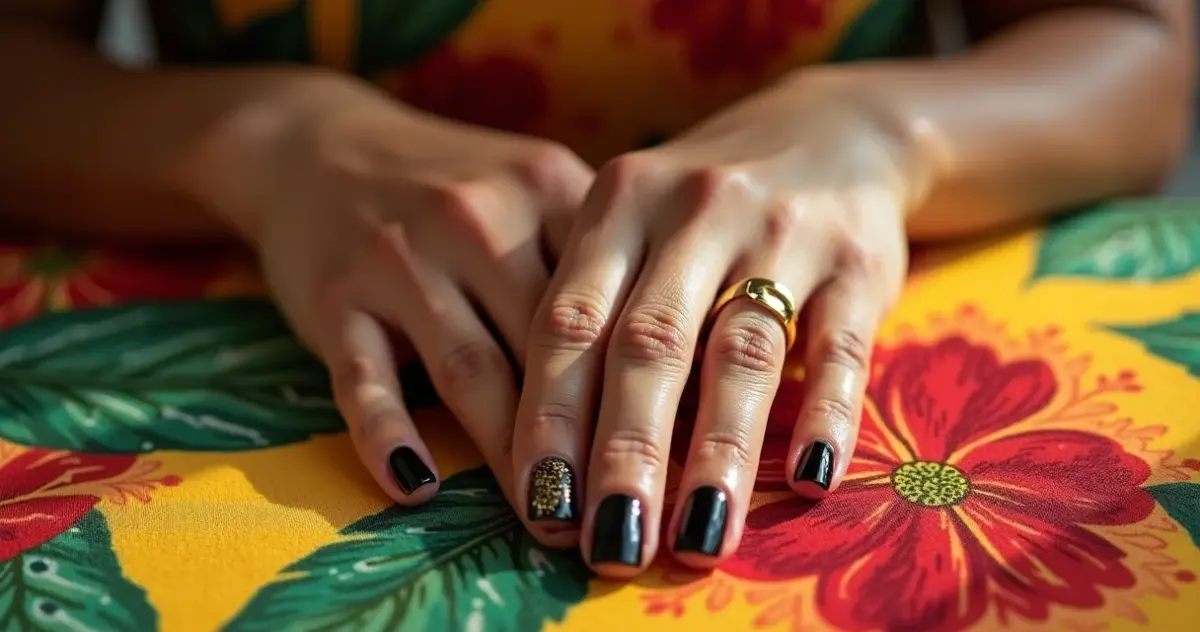 27 Ideias de Unhas Pretas Decoradas: Do Minimalista ao Luxo Absoluto