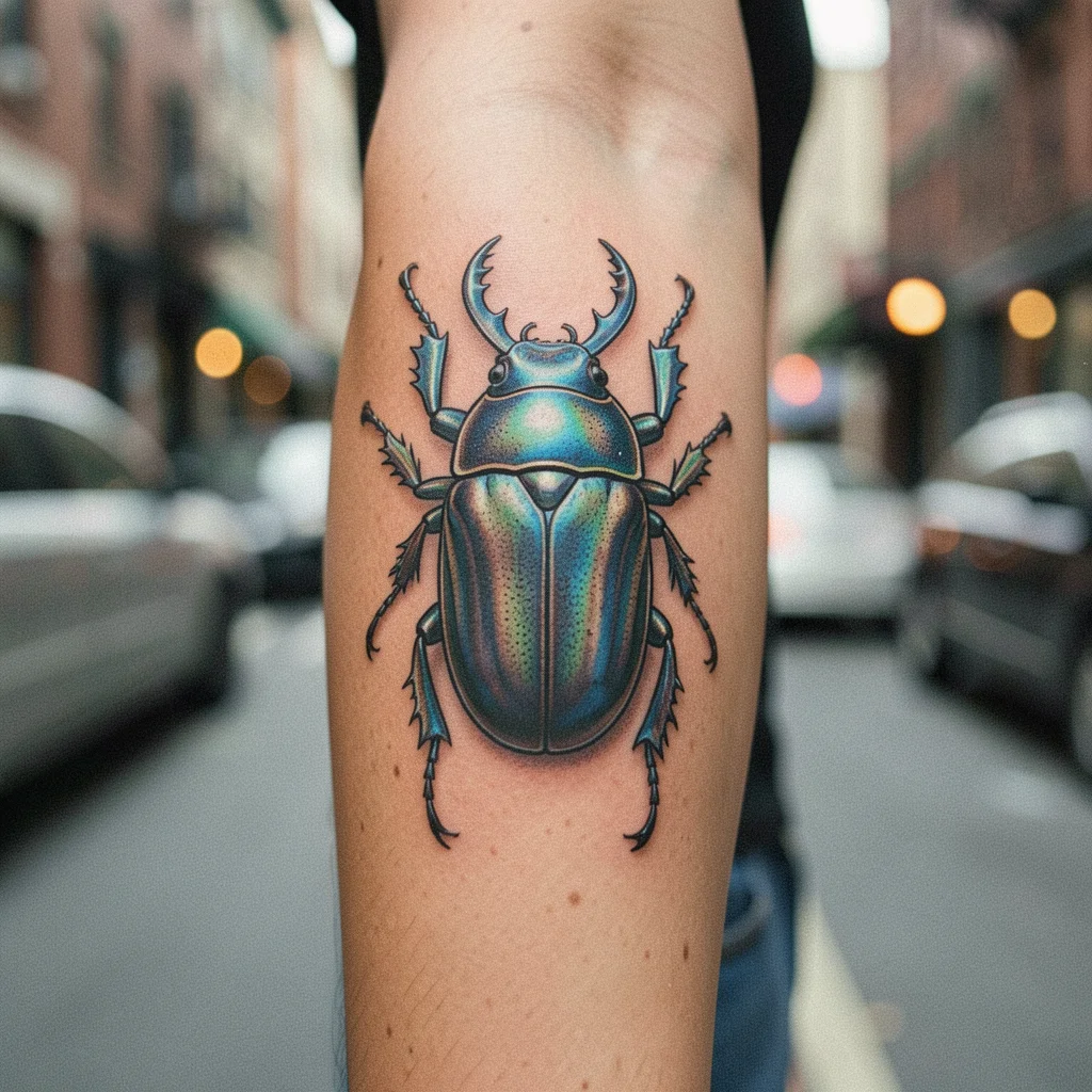 besouro tatuagem miolo 1