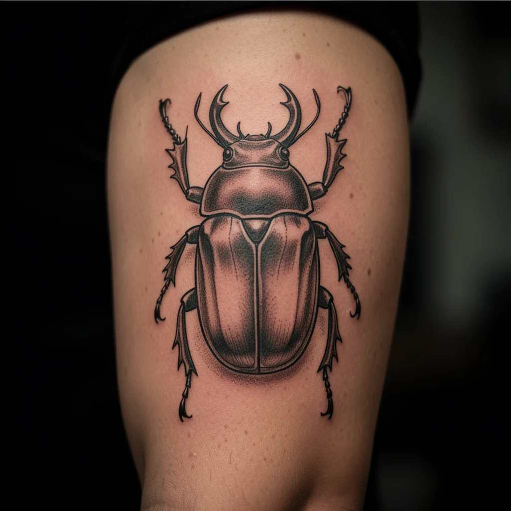 besouro tatuagem miolo 2