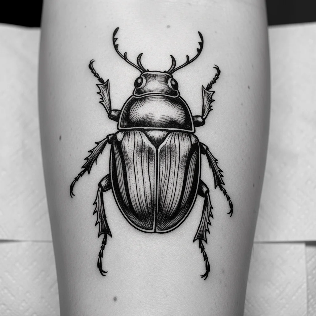 besouro tatuagem miolo 7