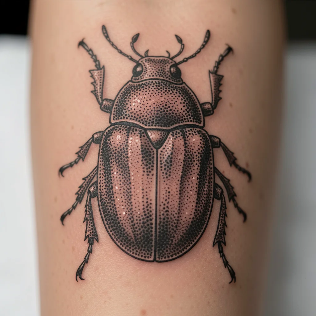 besouro tatuagem miolo 8