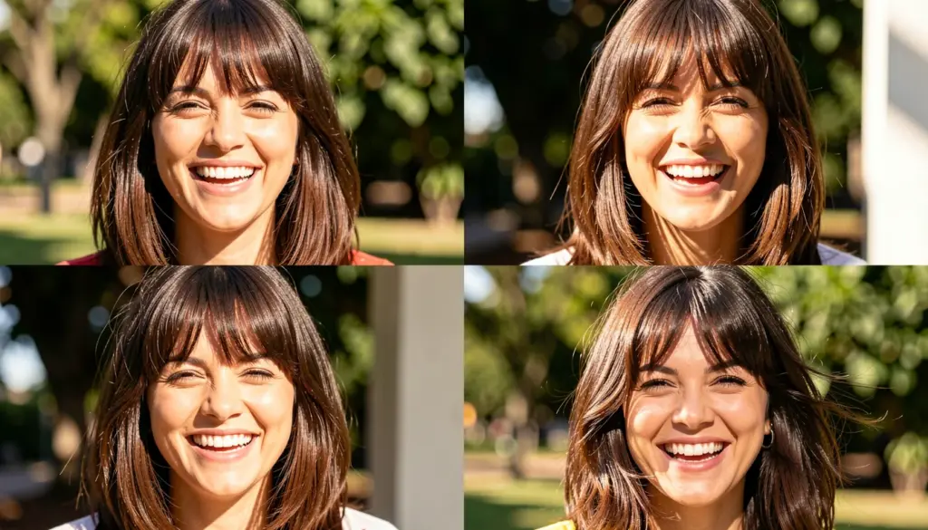 38 Ideias de Cabelo Médio Com Franja para 2026: Escolha a Sua