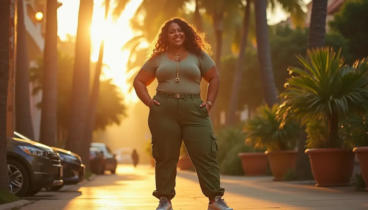 47 looks com calça cargo plus size que transformam seu visual