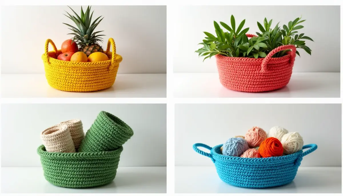 56 Ideias de Cesto de Croche Que Vão Transformar Sua Casa