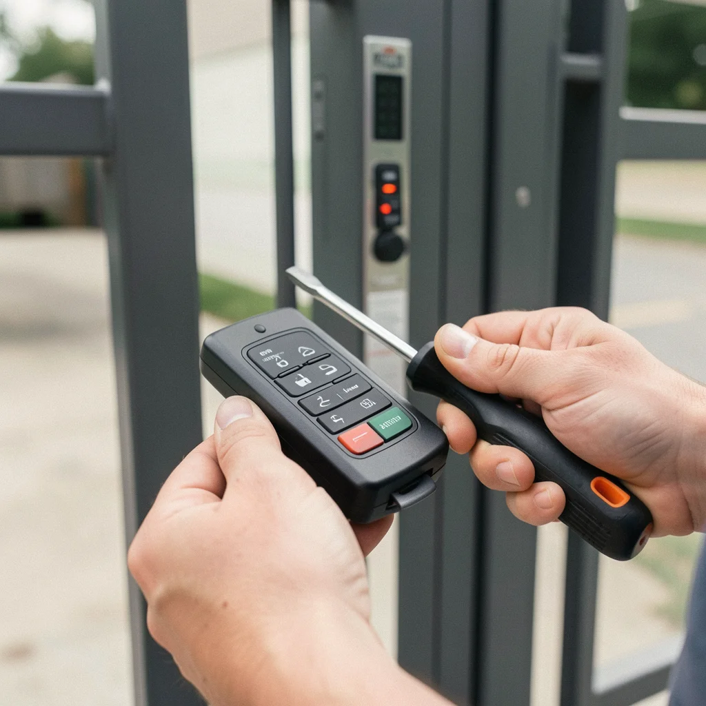 como configurar o controle do portao miolo 1