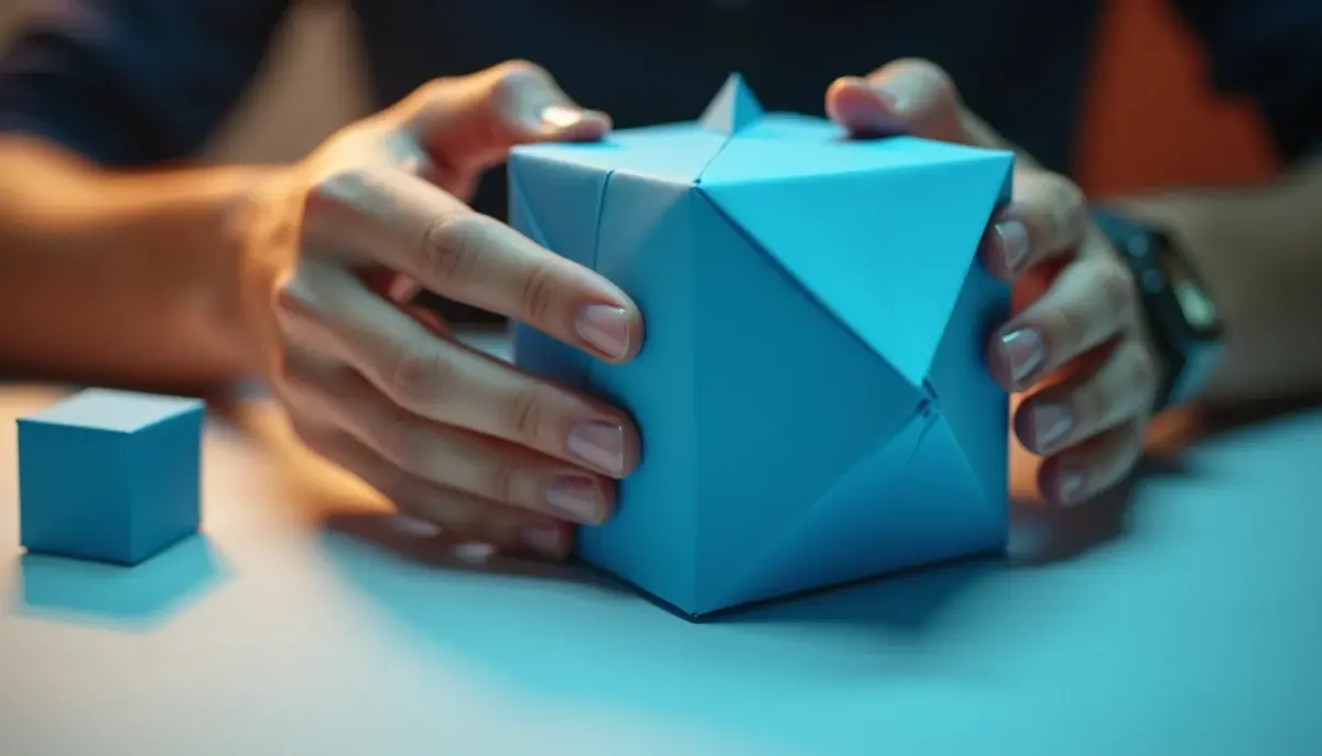 Como Fazer um Cubo de Papel em 6 Passos (Método que Não Entorta)
