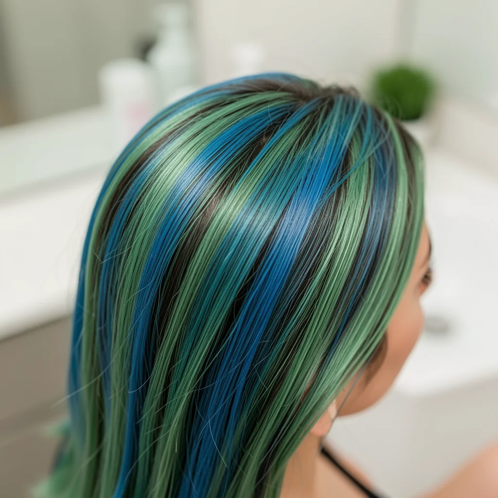 como tirar tonalizante azul do cabelo miolo 1