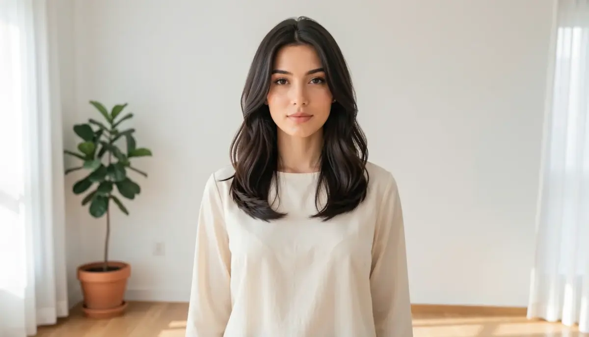 Corte em U para cabelo longo