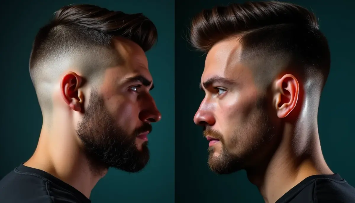 Diferença entre mid fade e low fade: qual alonga mais o rosto?