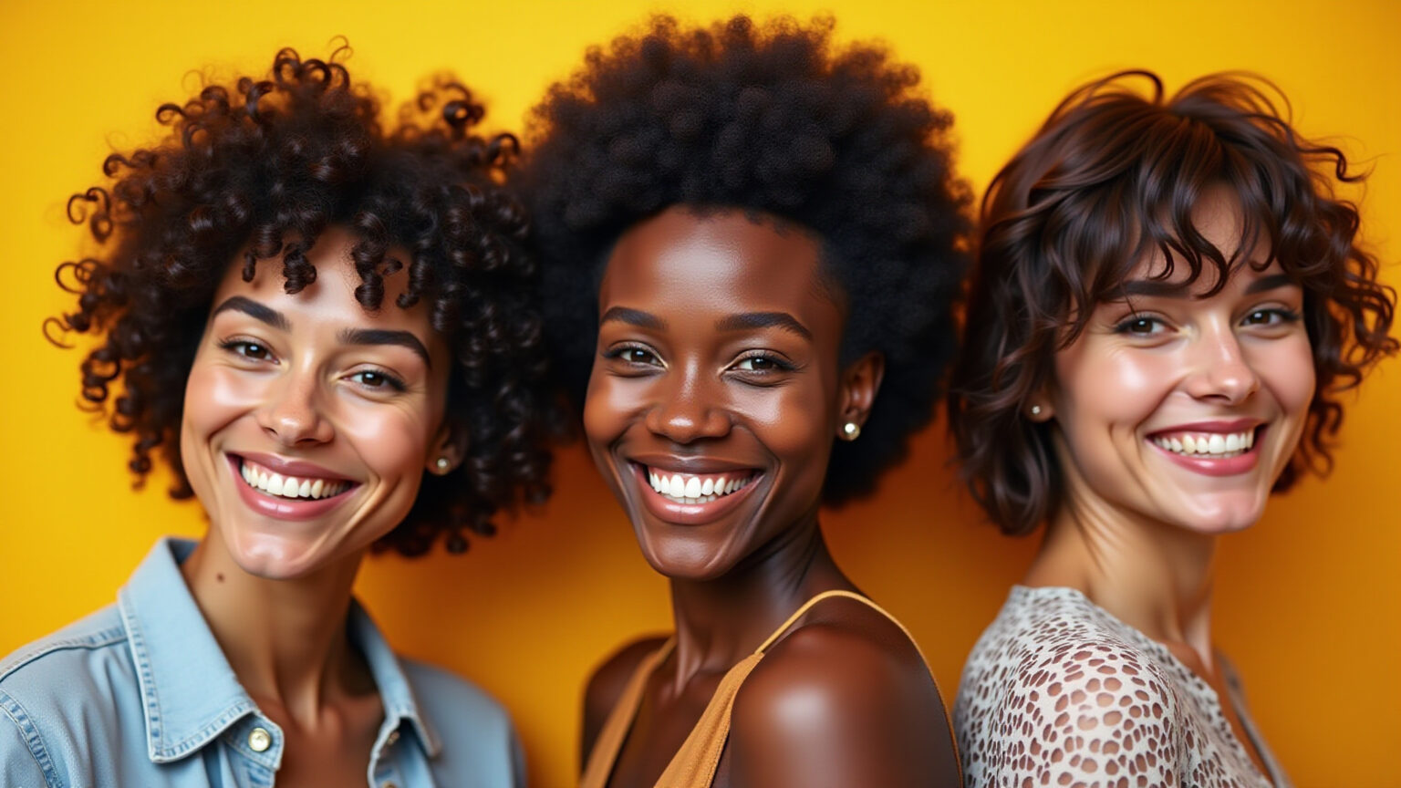 Mulheres brasileiras sorrindo com cortes de cabelo modernos e estilosos de 2026.