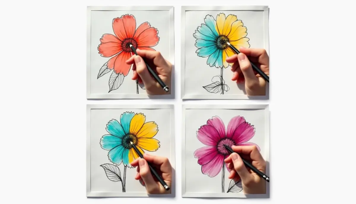 54 Ideias de Flor Para Colorir que Acalmam a Mente