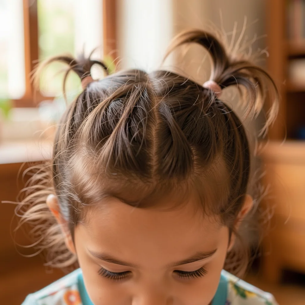 foto de penteado de crianca miolo 1