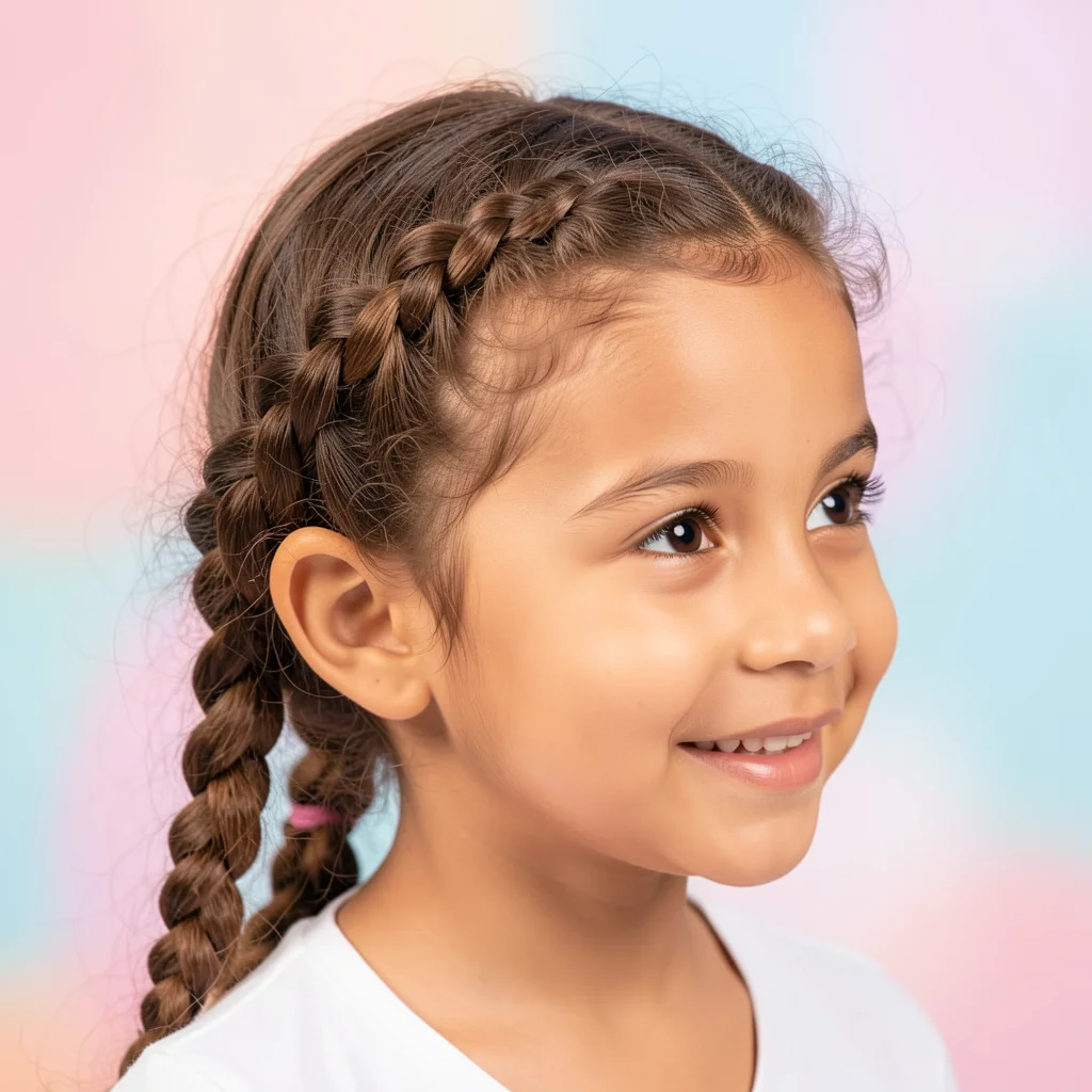 foto de penteado de crianca miolo 2