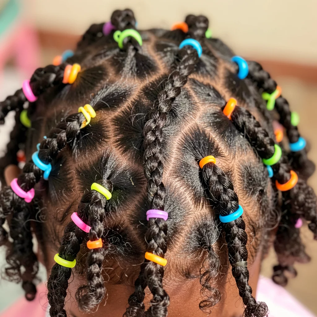 foto de penteado de crianca miolo 3