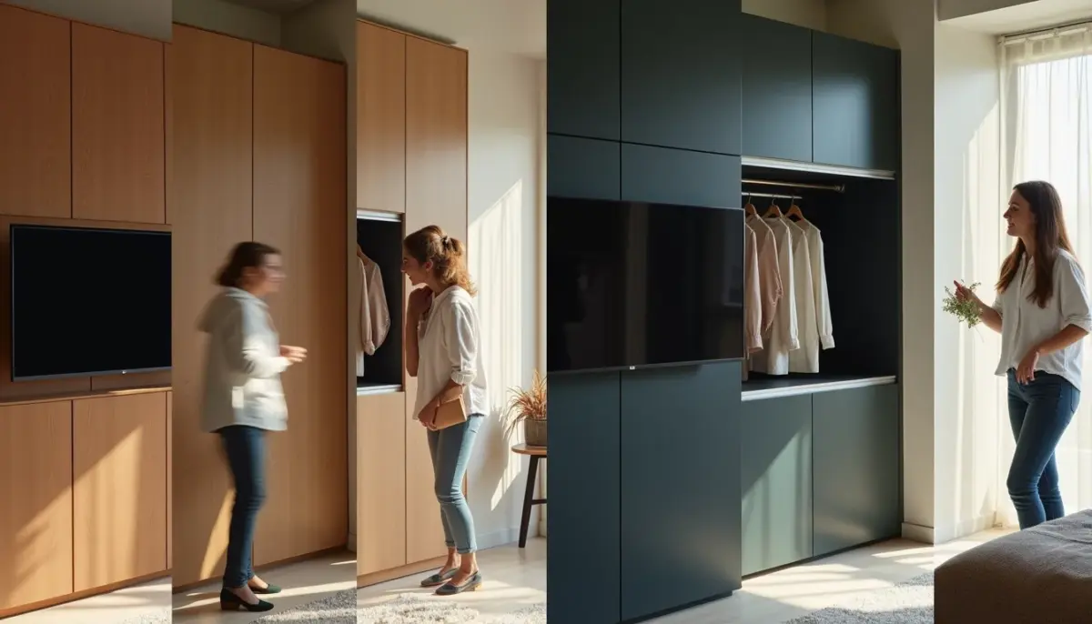 43 Ideias de Guarda Roupa com TV Para Copiar em 2026