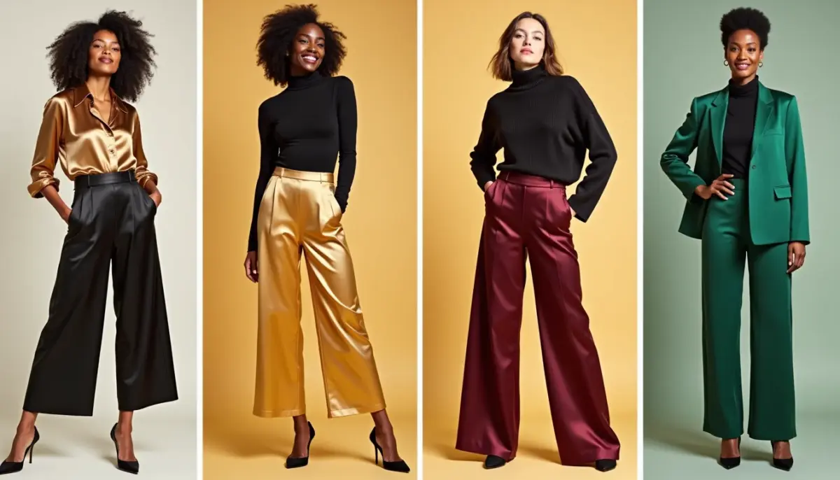 38 Ideias de Look com Calça Acetinada Que Fogem do Pijama