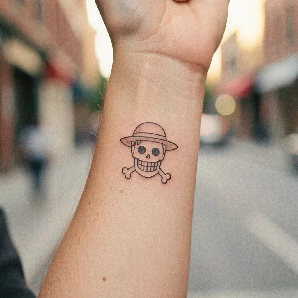 one piece one piece tatuagem anime pequena miolo 1