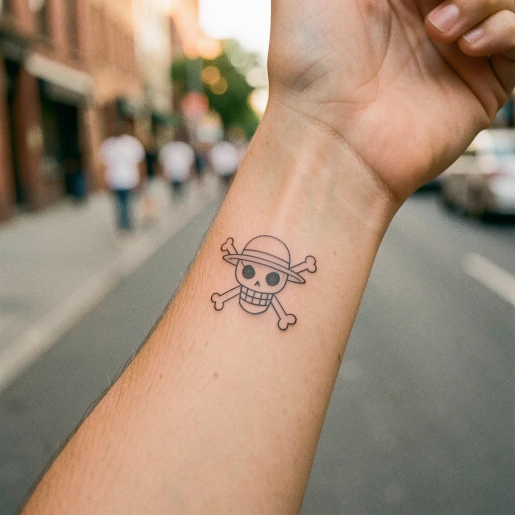 one piece one piece tatuagem anime pequena miolo 9
