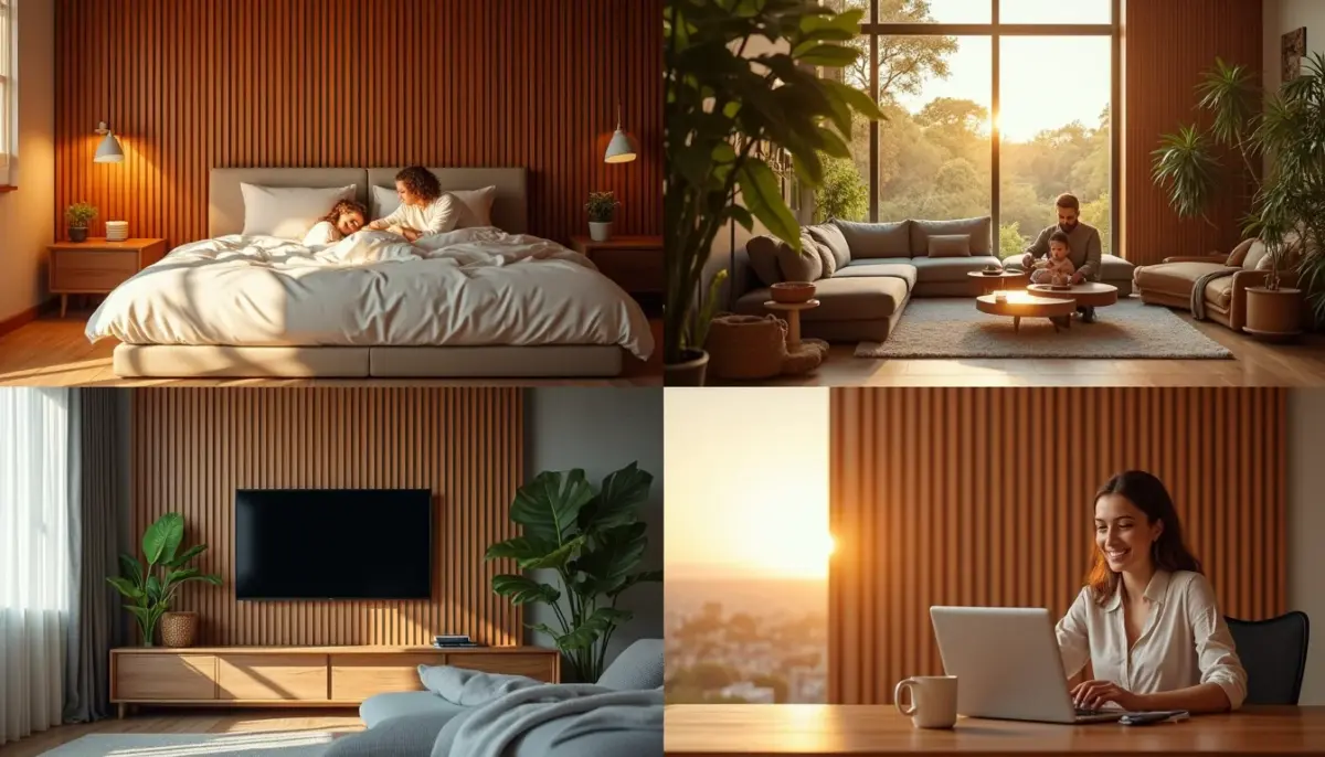 41 Ideias De Painel Ripado De Madeira Para Sala, Quarto E TV