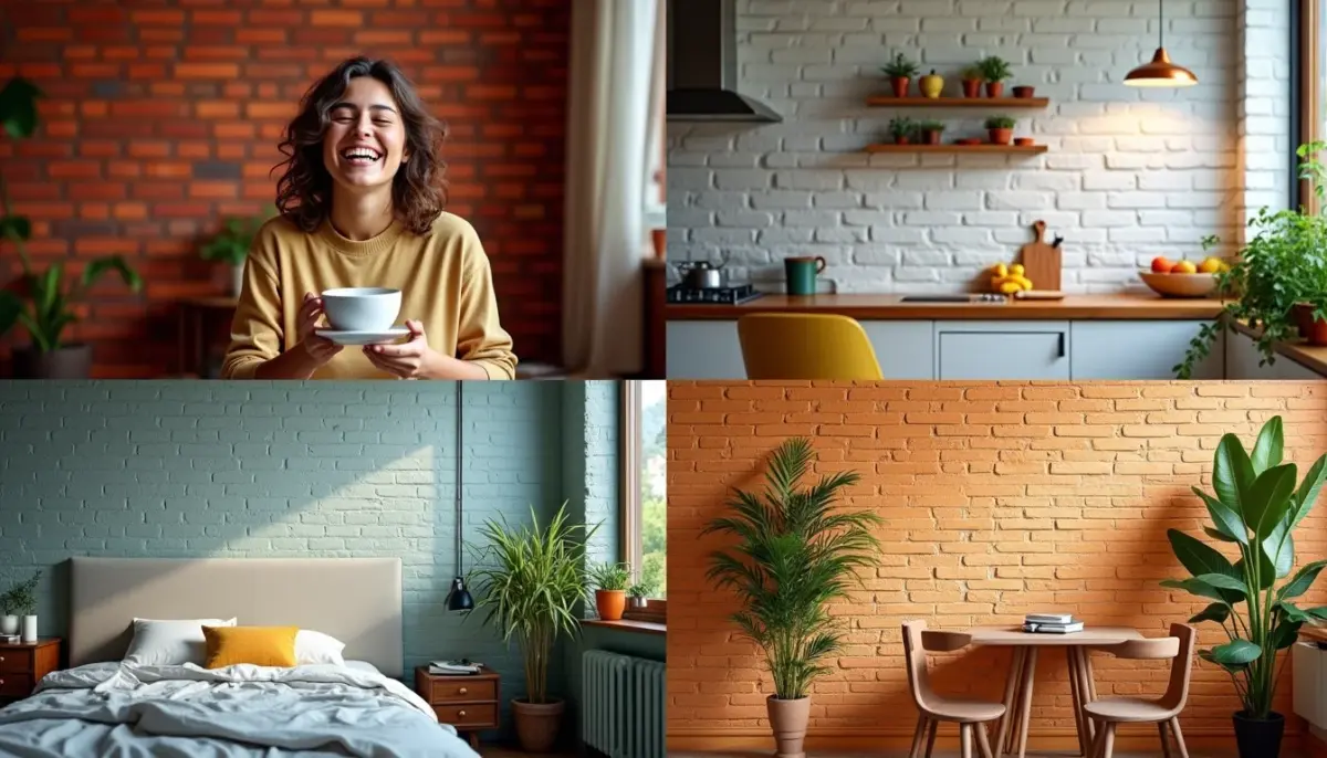 53 Ideias de Papel de Parede Tijolo para Transformar Sua Casa Sem Obra