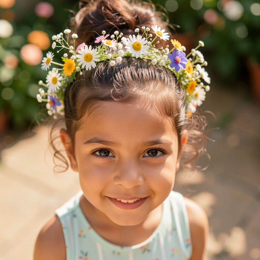 penteado de noivinha infantil miolo 10