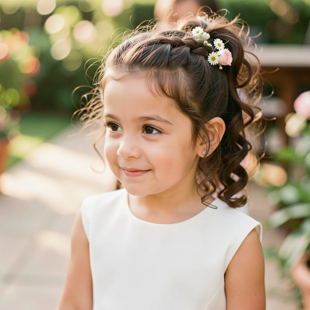 penteado de noivinha infantil miolo 8
