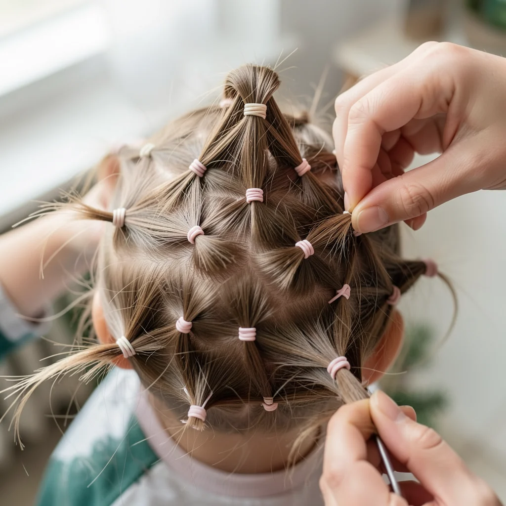 penteado infantil arvore de natal miolo 12