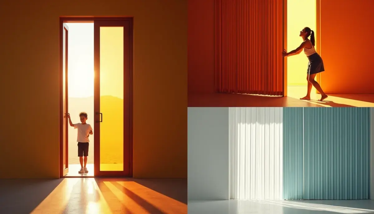 39 Portas Sanfonadas Modernas: Modelos, Materiais e Tendências 2026