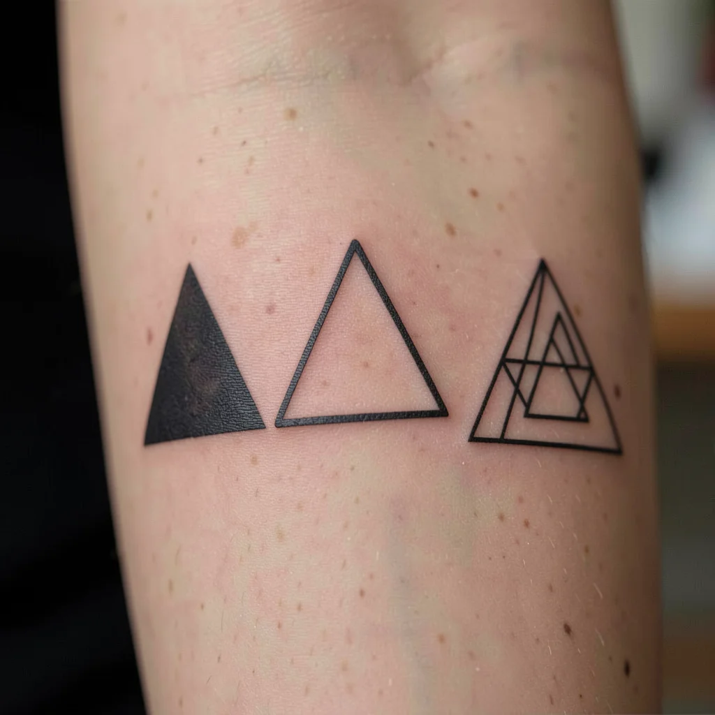 significa tatuagem triangulo miolo 13