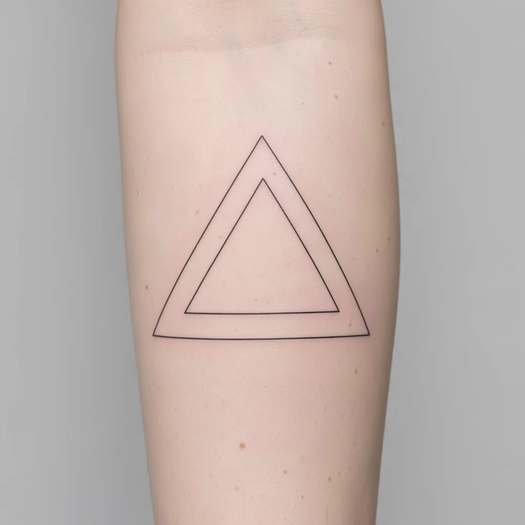 significa tatuagem triangulo miolo 14