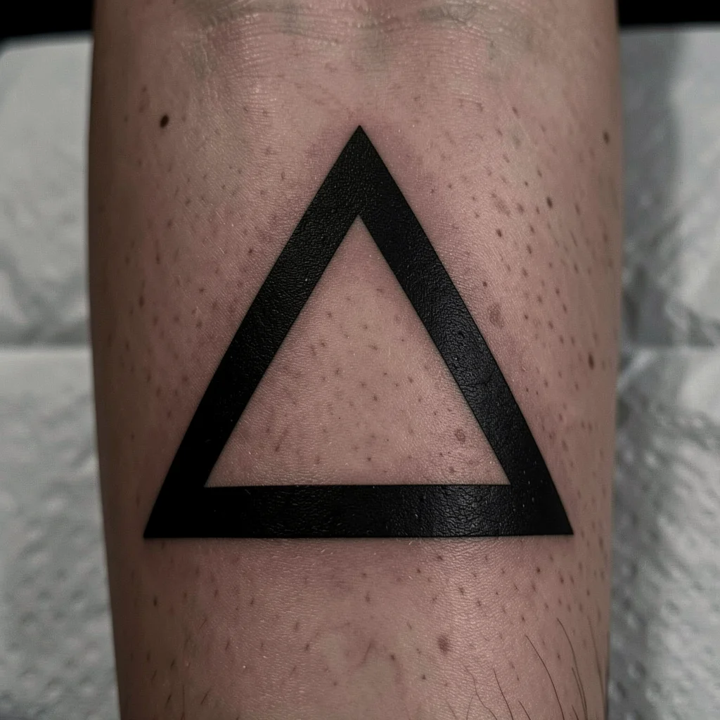 significa tatuagem triangulo miolo 15