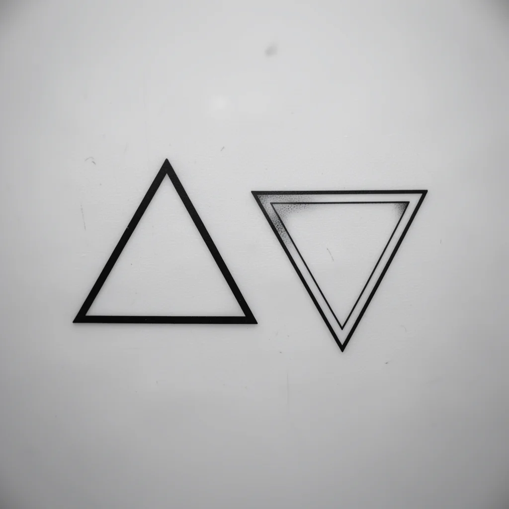 significa tatuagem triangulo miolo 9