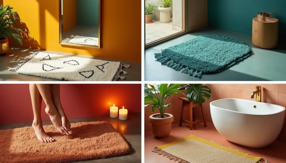 46 Ideias de Tapetes para Banheiro Chique Que Custam Pouco