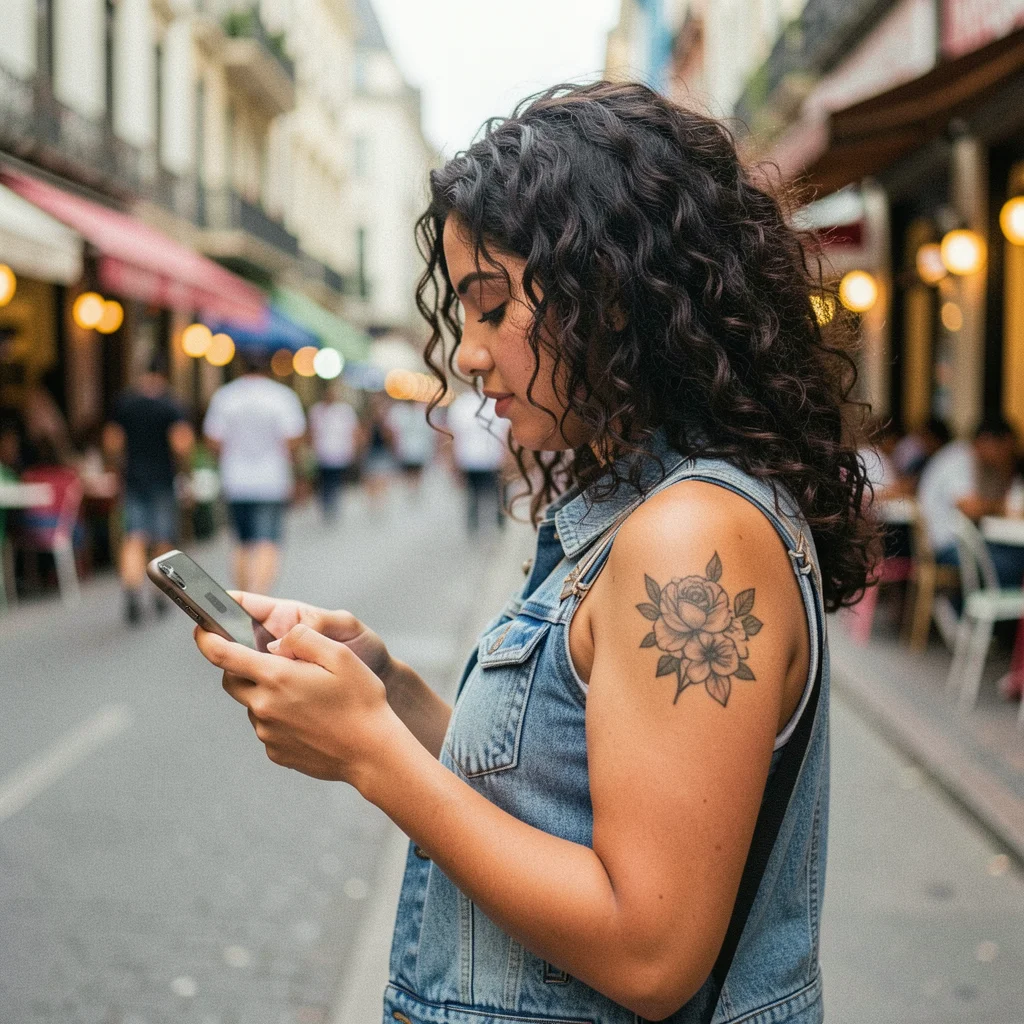 tatuagem no ombro feminina desenho miolo 13