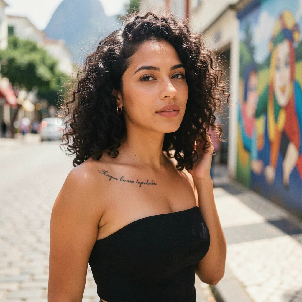 tatuagem no ombro feminina desenho miolo 6