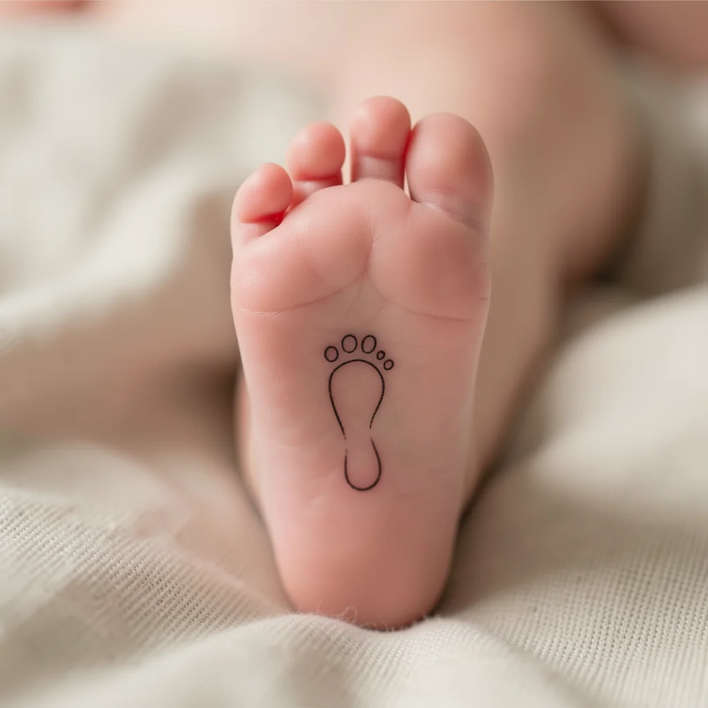 tatuagem pezinho de bebe miolo 1