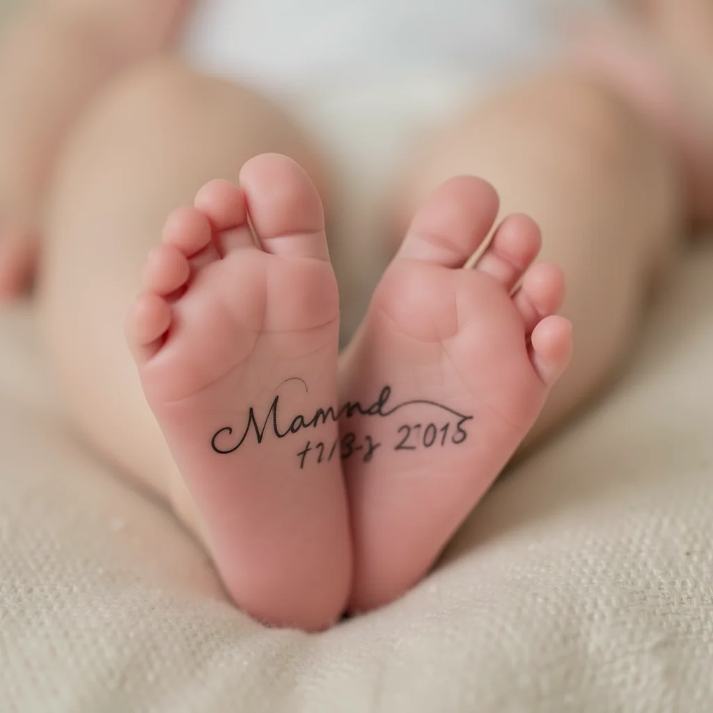 tatuagem pezinho de bebe miolo 14