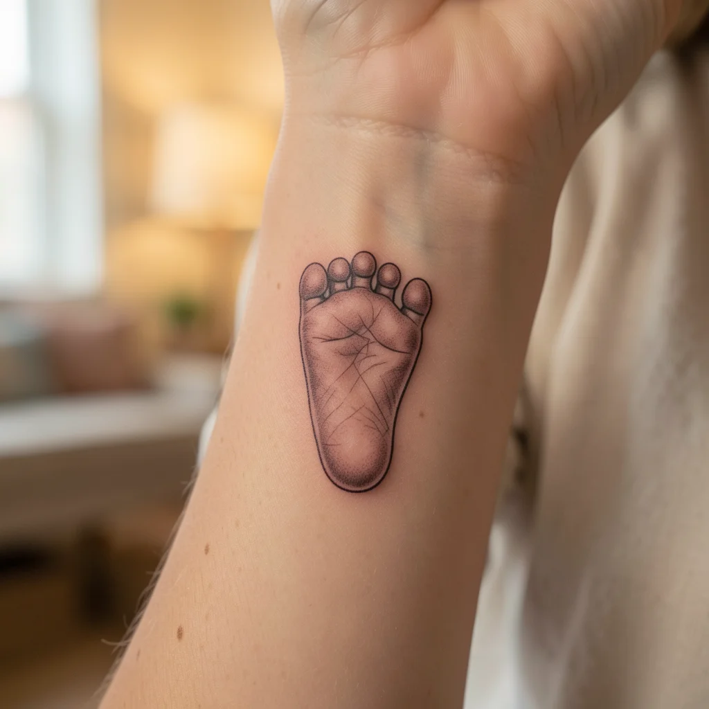 tatuagem pezinho de bebe miolo 7