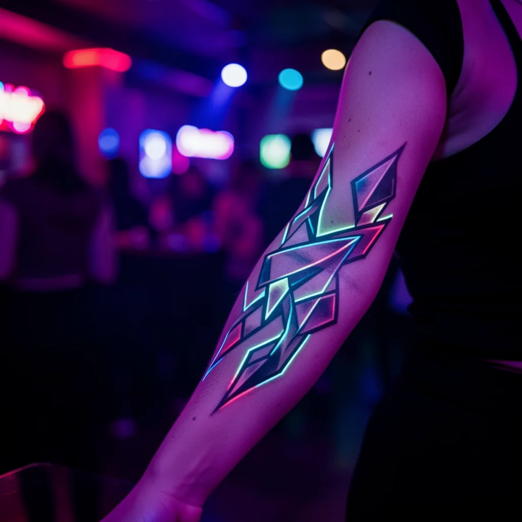 tatuagem que brilha no escuro valor miolo 6