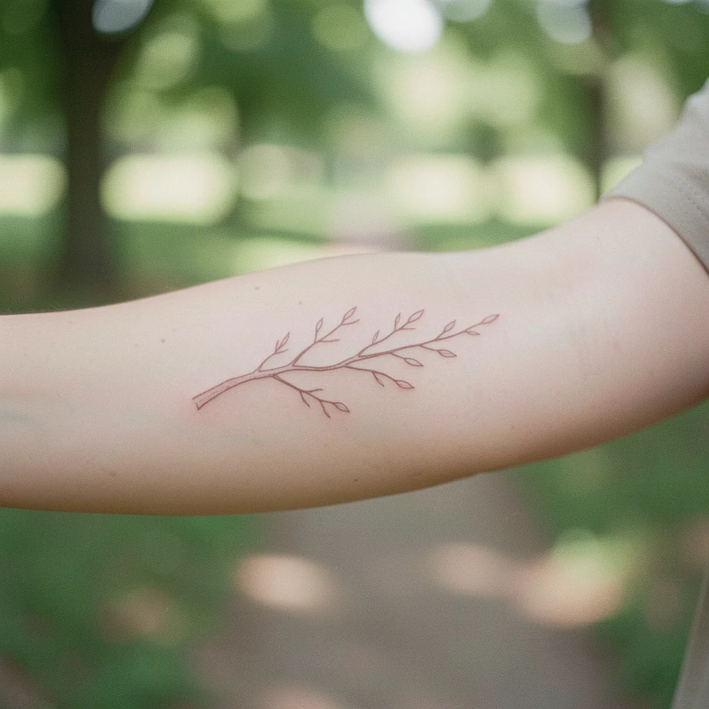 tatuagem ramo sem pintar miolo 4