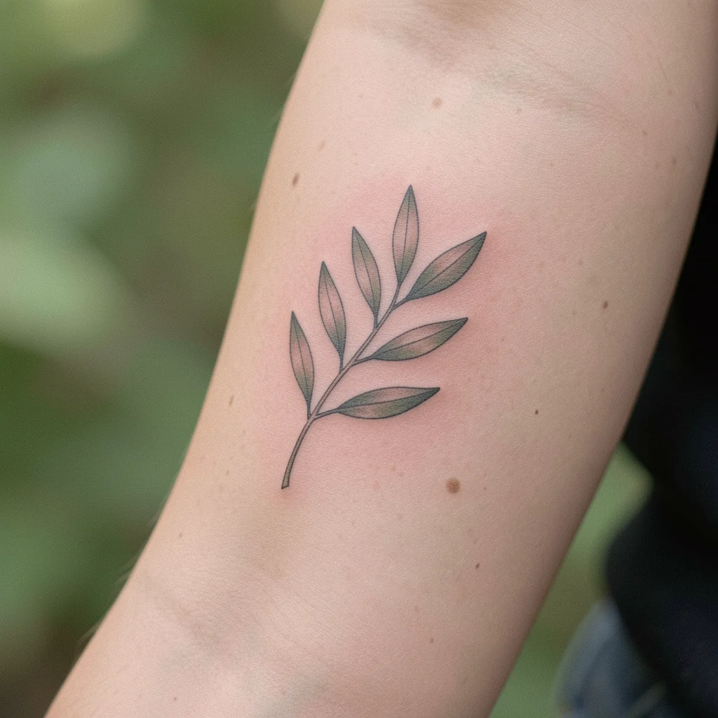 tatuagem ramo sem pintar miolo 5