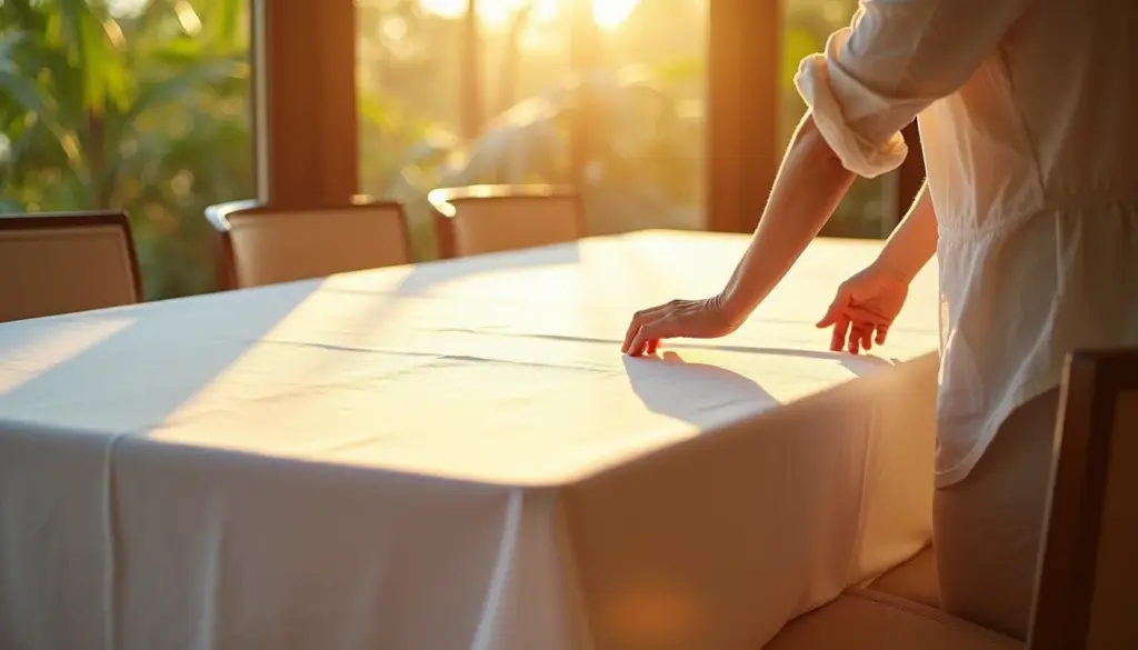 Toalha de Mesa Retangular 6 Lugares: O Tamanho Ideal Para Um Caimento Perfeito