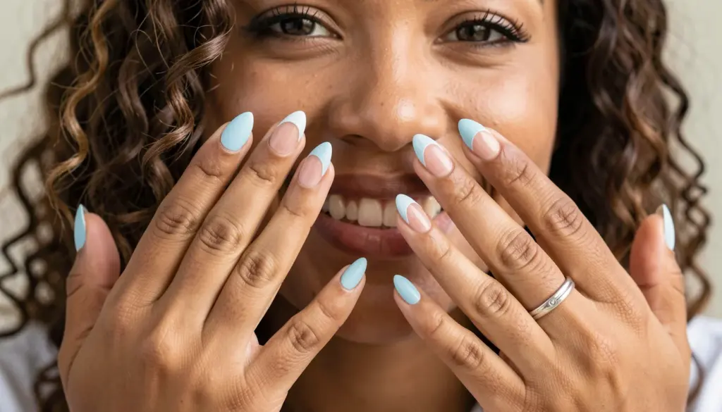 65 Unha Decorada Francesinha Azul: 15 Inspirações Lindas para 2026
