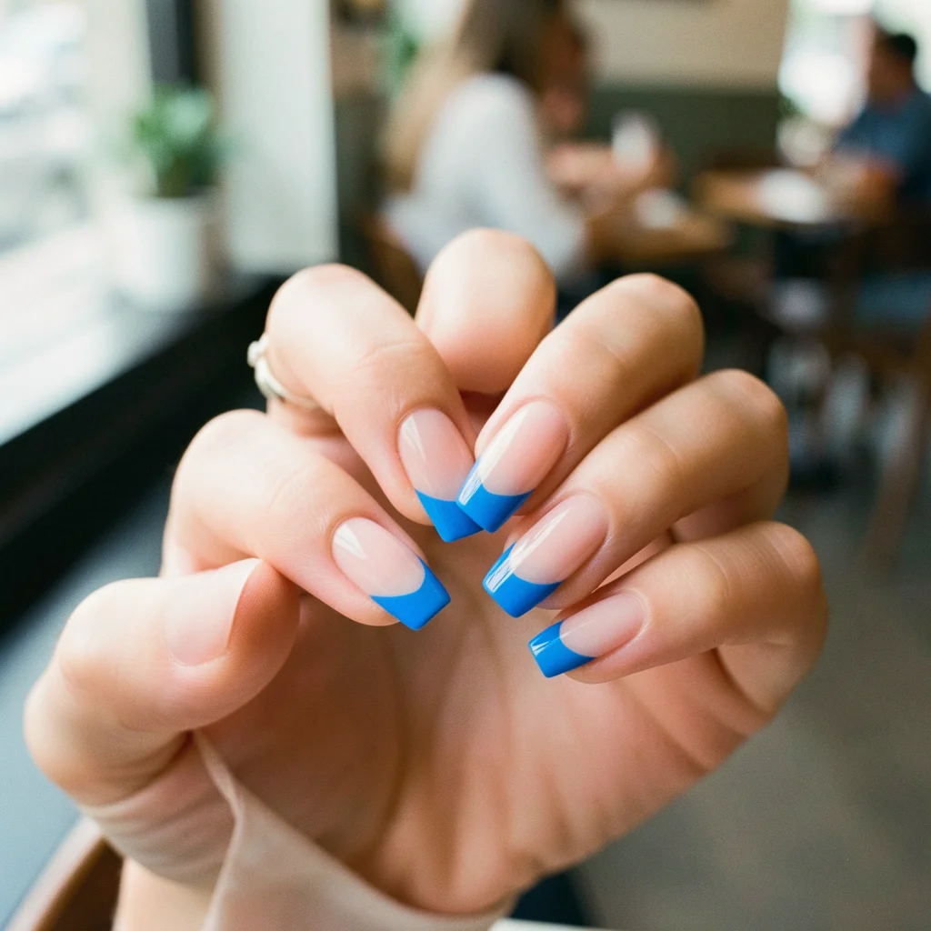 unha decorada francesinha azul miolo 2