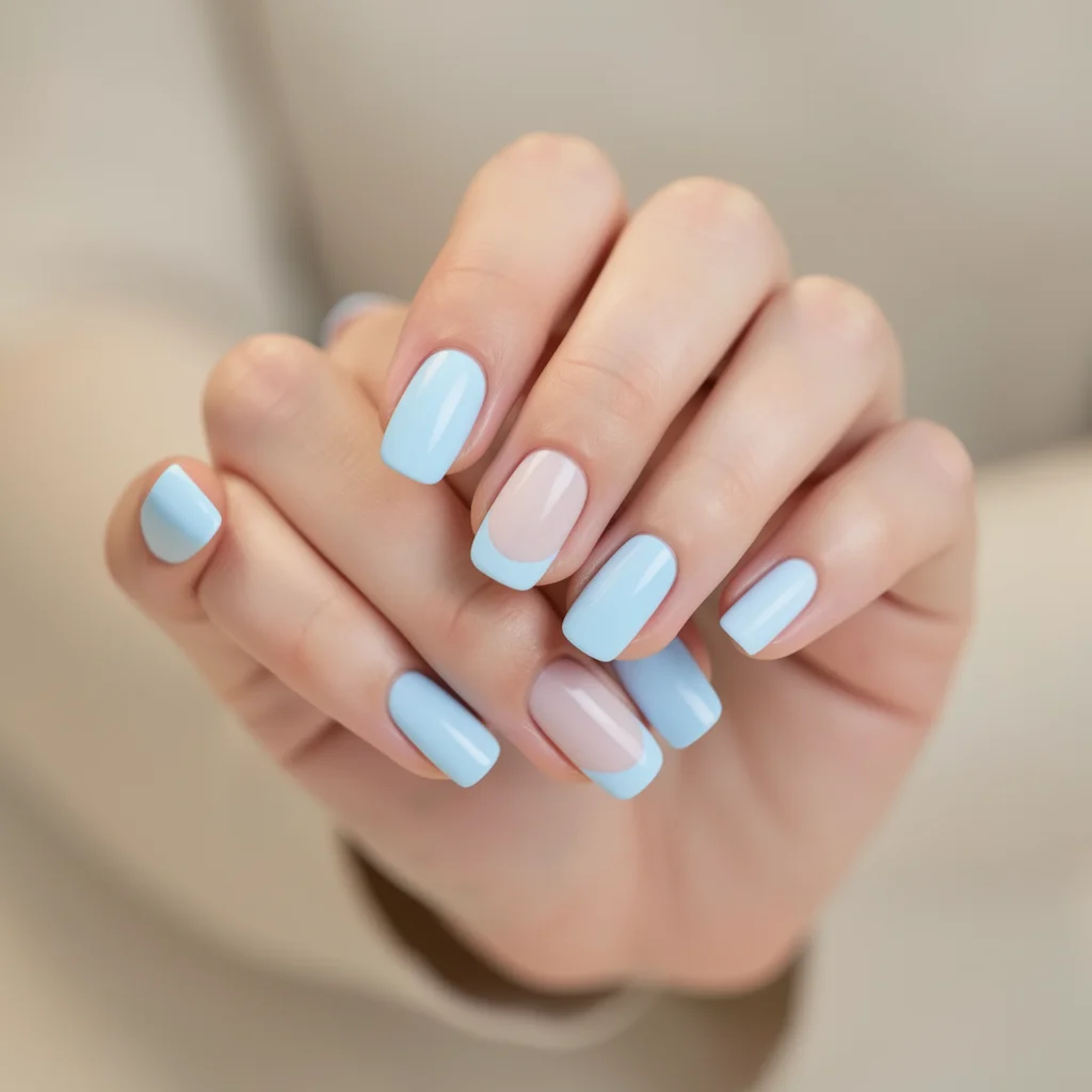 unha decorada francesinha azul miolo 4