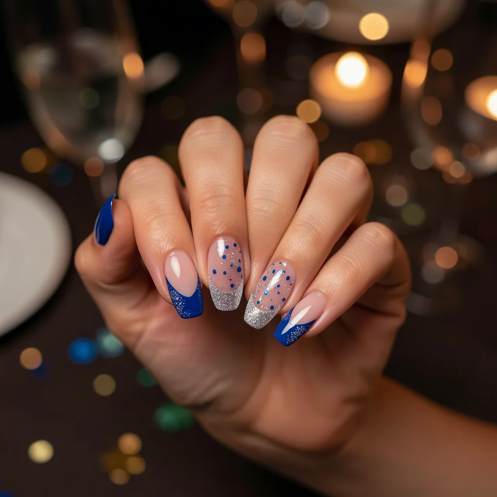 unha decorada francesinha azul miolo 6