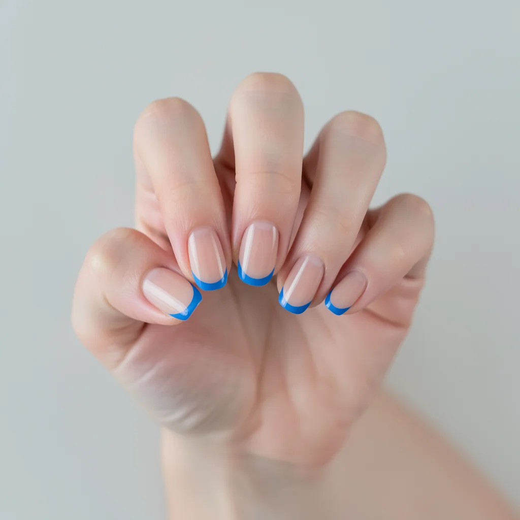 unha decorada francesinha azul miolo 8