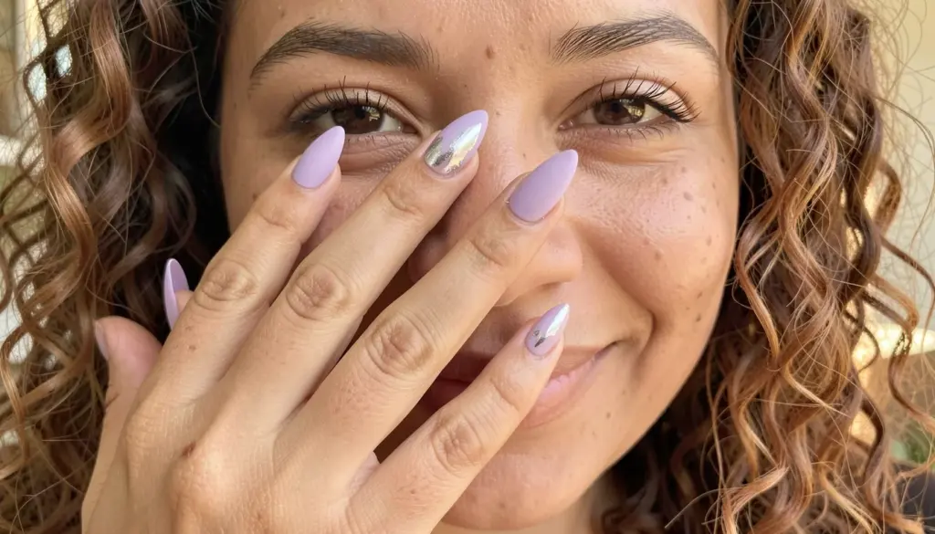 41 Ideias de Unha Gel Decorada Lilas para se Inspirar em 2026